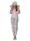 Lido Underwear Winter Women's Onesie Pyjama Gray