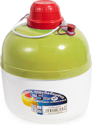 Bottle Thermos Plastic 5lt Green-white
