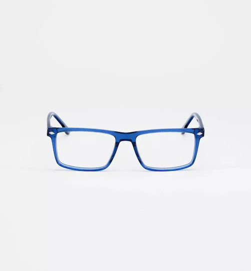 Cosselie Männer Acetat Brillengestell Blau 1802203142