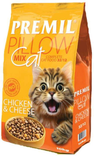 Premil Pillow Mix Hrană Uscată pentru Pisici cu Pui 10kg