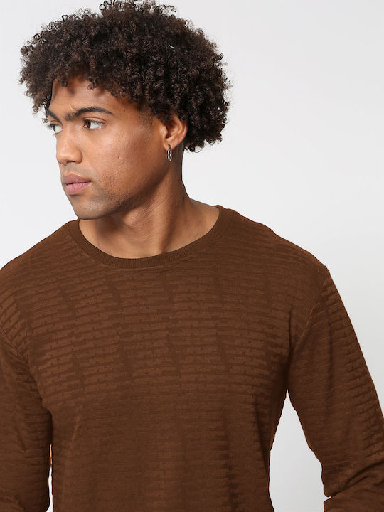 Tresor Long Sleeve Sweater Brown