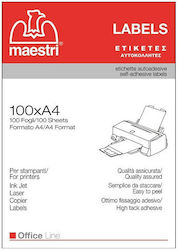 Romeo Maestri Αυτοκόλλητες Ετικέτες Α4 Ορθογώνιες 35x35mm