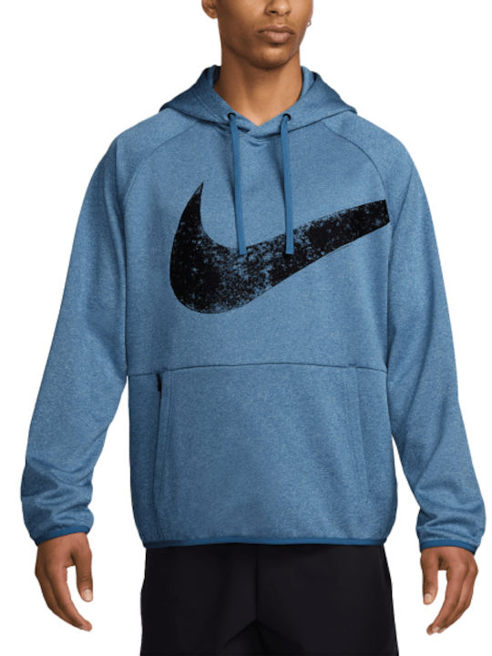 Nike Swoosh Hanorac cu Glugă Albastru