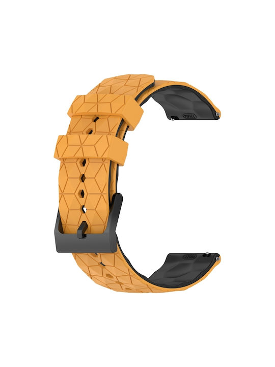 Football Pattern Two color Garmin Vivoactive 3 forerunner 645 Yellow black Skroutz.gr