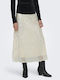 Only Midi Skirt Creme Cream