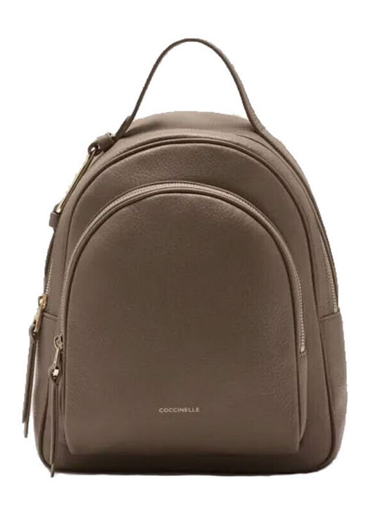Leder Damentasche Rucksack Braun