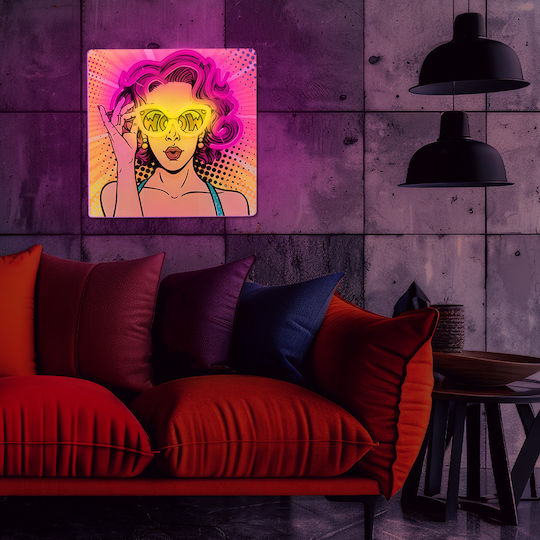 Forever Light Lustră Decorativă Figura Galben