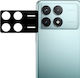 Закалено стъкло за камера Xiaomi Poco F6 Pro Черно