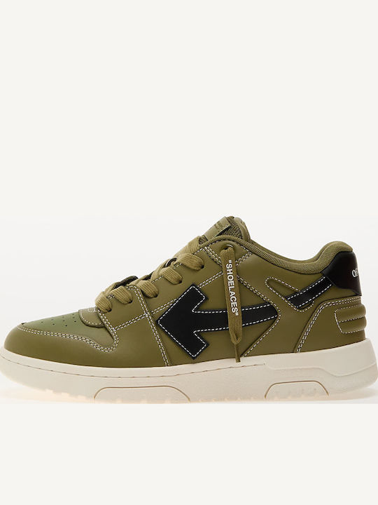 Herren Sneakers Olive Green - Black