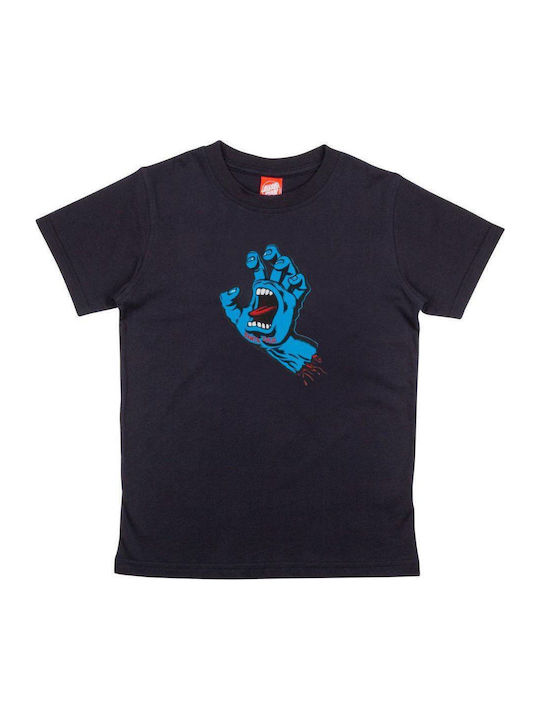 Παιδικό T-shirt Μαύρο Screaming Hand