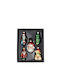 Hängendes Ornament Glas Rot 22x5.5cm Set 5Stück