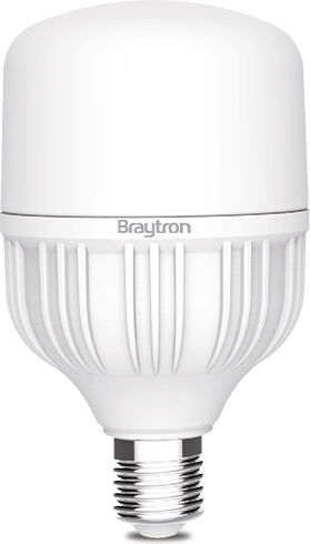 Braytron Λάμπα LED 40W για Ντουί E27 και Σχήμα T120 Θερμό Λευκό 40lm