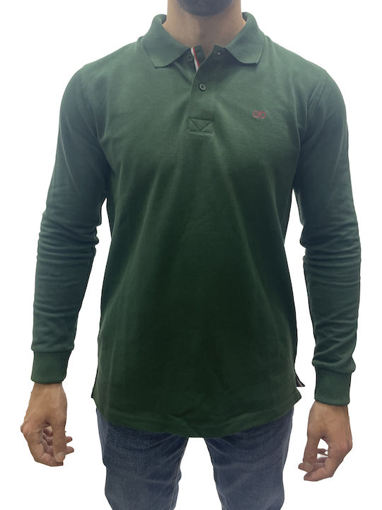 Diadoch Polo Μπλούζα Μακρυμάνικη Πράσινη