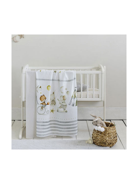 Nima Baby Circus Baby Sheets Set Cradle Cotton Multicolour Multicolored 70x110cm 2pcs