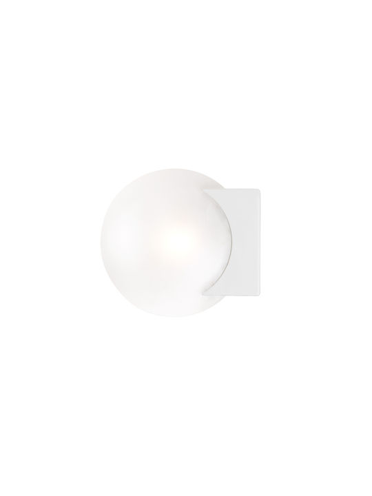Luma Leuchte Wand mit Fassung G9 Weiß 12cm