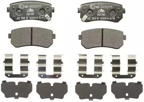 Plăcuțe de frână Hyundai Accent III Sedan MC Ate 13046057802