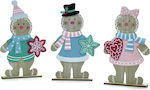 ArteLibre Christmas Wooden Figure SNowman