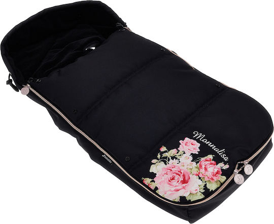 Leclerc Baby Monnalisa Sac de picioare pentru cărucior Negru 90x42εκ.