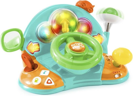 Bright Starts Multifuntional Toy Steering Wheel Lights & Colors Driver