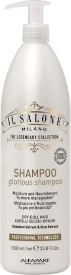 Feuchtigkeitsspendendes Shampoo für trockenes, glanzloses Haar Alfaparf Il Salone Glorious Shampoo 1000ml