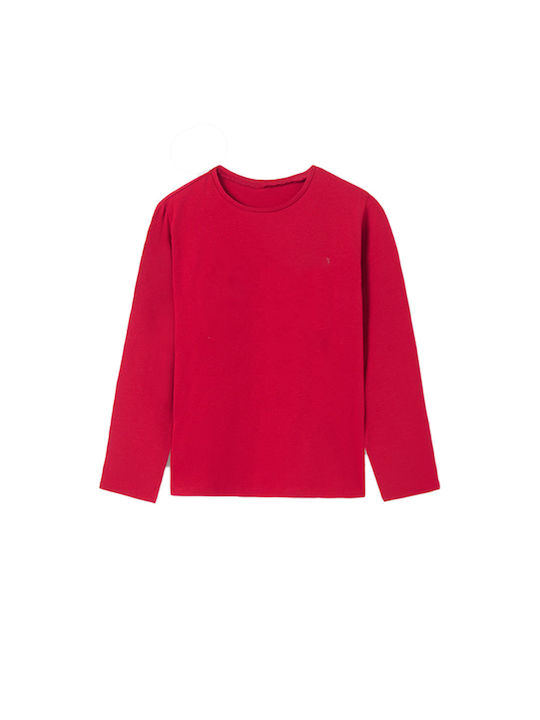 Joyce Children's Blouse Long Sleeve red