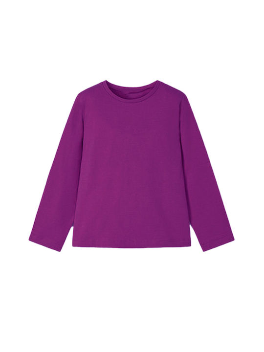 Joyce Children's Blouse Long Sleeve Purple