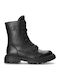Kinderstiefel mit Schnürsenkeln Schwarz