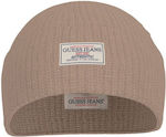 Guess Beanie Unisex Beanie Gestrickt in Braun F...