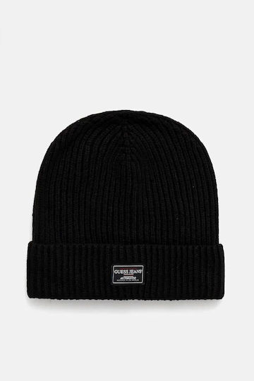 Beanie Unisex Beanie Knitted in Black color
