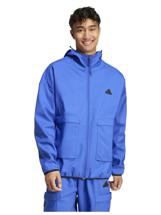 adidas City Escape Herren Jacke mit Kapuze Blau IY1489 Skroutz