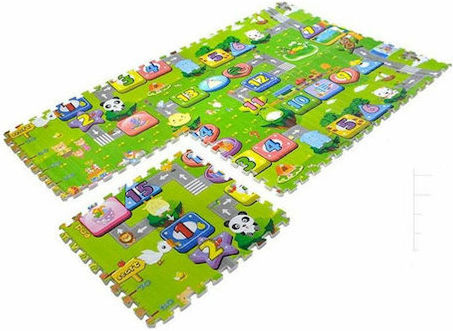 Interaktives Kinder-Bodenpuzzle mit Straßen