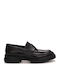Δερμάτινα Ανδρικά Loafers σε Μαύρο Χρώμα
