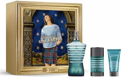 Jean Paul Gaultier Le Male Herren Set mit Eau de Toilette 3Stück