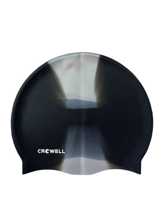 Crowell Crowell Adult Swimming Cap Made of Silicone Black