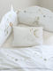 Nima Baby Circus Crib Bumpers Classic Inside Beige, Grey 40x200cm 34354