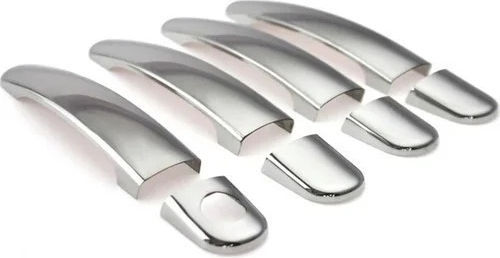 Chrome Door Handle Ornament Set Compatible Vw Golf V 2003-2008 Hatchback