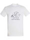 Respect The Locals, Surf, Tourists T-shirt Λευκό Βαμβακερό