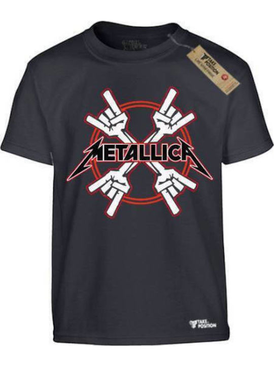 Παιδικό T-shirt Μαύρο Metallica