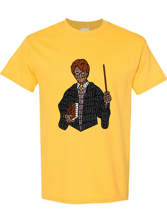 Gildan Παιδικό T-shirt Κίτρινο