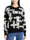 DKNY Women's Long Sleeve Sweater Black