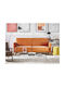 Berwyn 120 Триместен Диван Спалня Текстил Orange 200x87x87см.