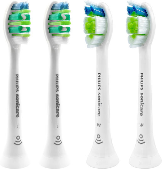 Philips Diamond Clean White + Intercare Electric Toothbrush Heads 4 Pieces