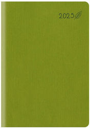 THeofylaktos Daily Agendas 2025 Green 8.9x13cm