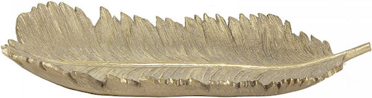 Zaros Christmas Bowl Gold L33xW16cm.