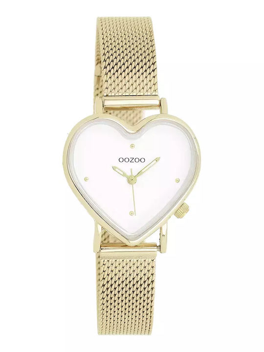 Oozoo Women's Watch 29mm Battery with Gold Stainless Steel Bracelet