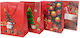 Christmas Gift Bag 26x32 cm 12 Pieces (Various Designs)