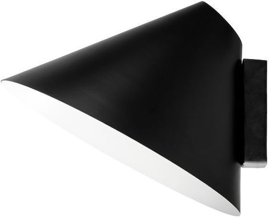 Luma Modern Lumină de Perete cu Soclu E27 Negru 20cm