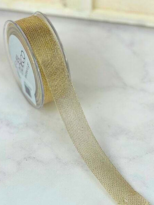 Kappa Decor Christmas Ribbon Gold 900x2.3cm 1pc