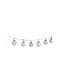 Kaemingk Christmas Garland White 120x6cm 1pc