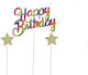 Tpster Happy Birthday Decor pentru Tort 3buc
